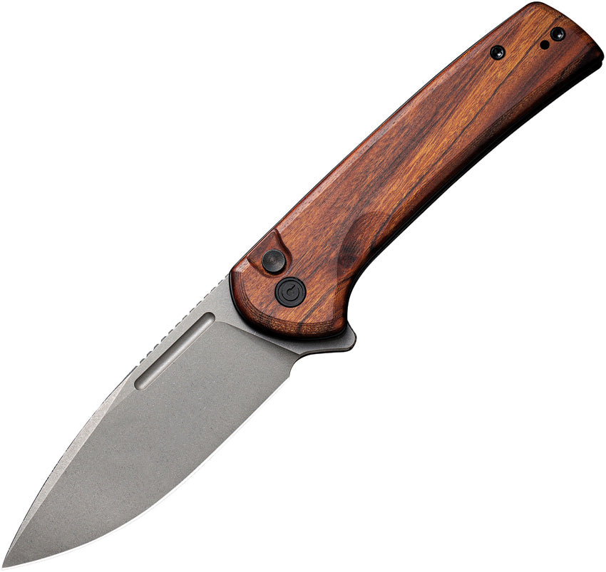 Conspirator Button Lock Wood C21006-3