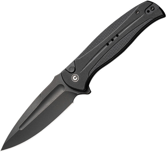 Incindie Button Lock Black G10 C23053-1