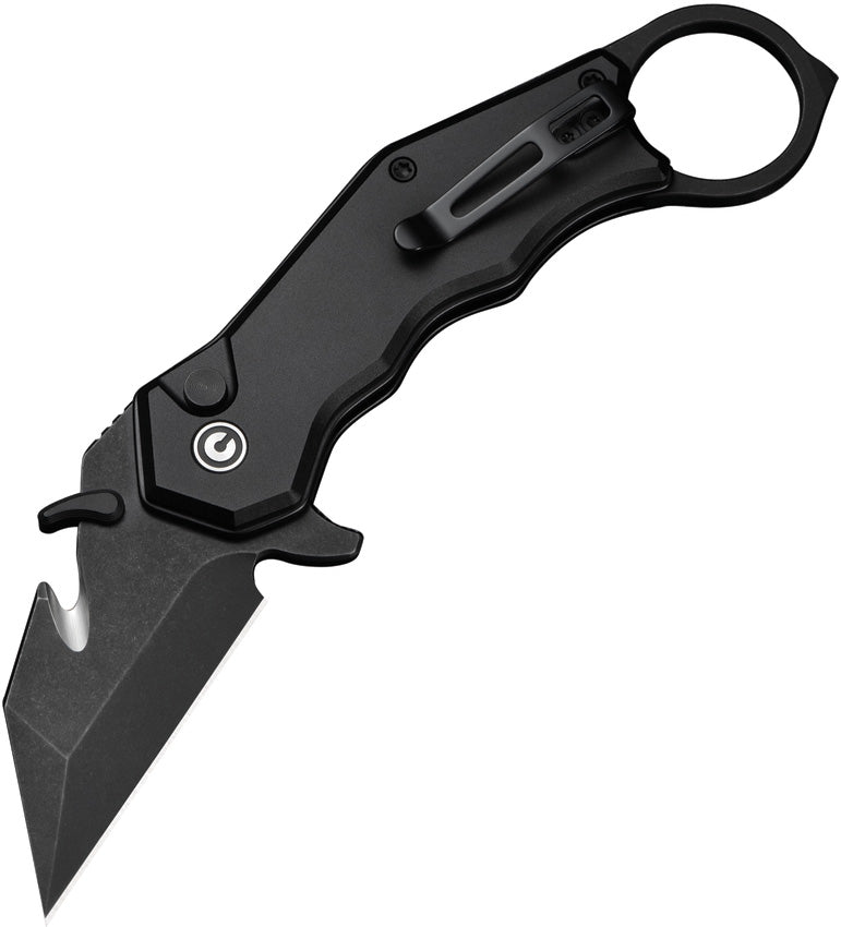 Amaroq Button Lock Black C240182