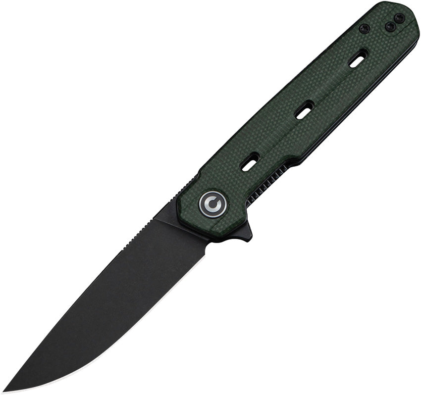 Navo Linerlock Green Micarta