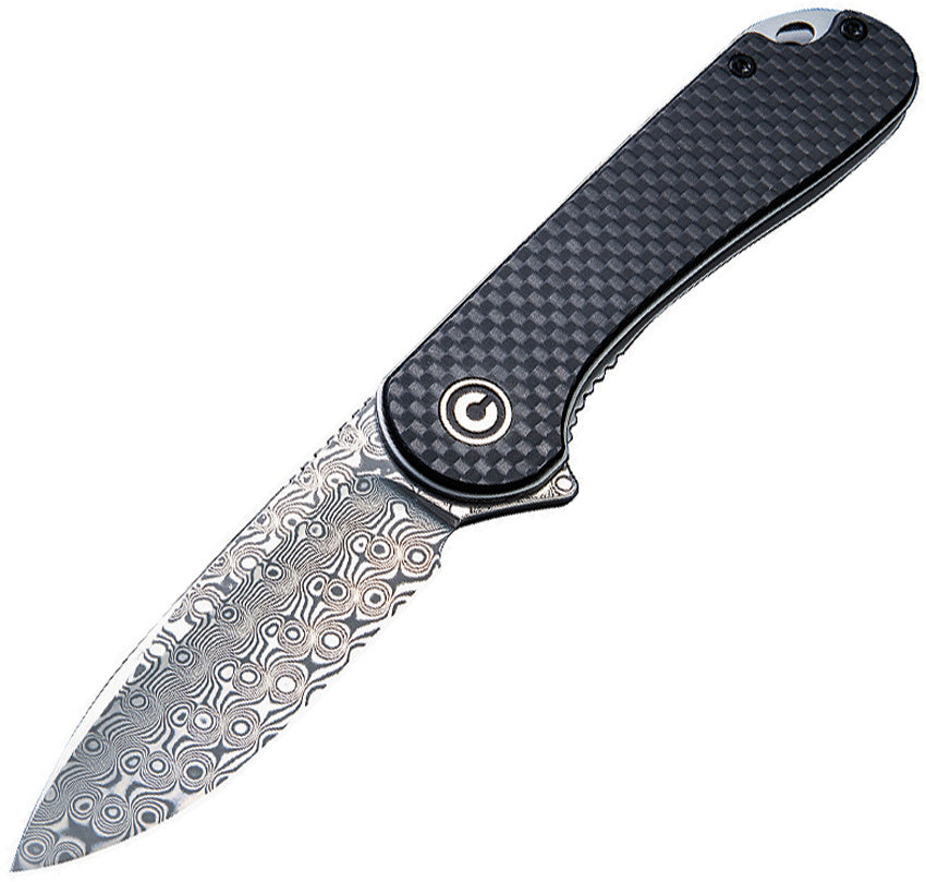 Elementum Linerlock Damascus C907DS