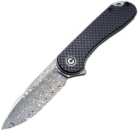 Elementum Linerlock Damascus C907DS