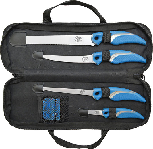 Cuda 6pc Knife/Sharpener Set 18133