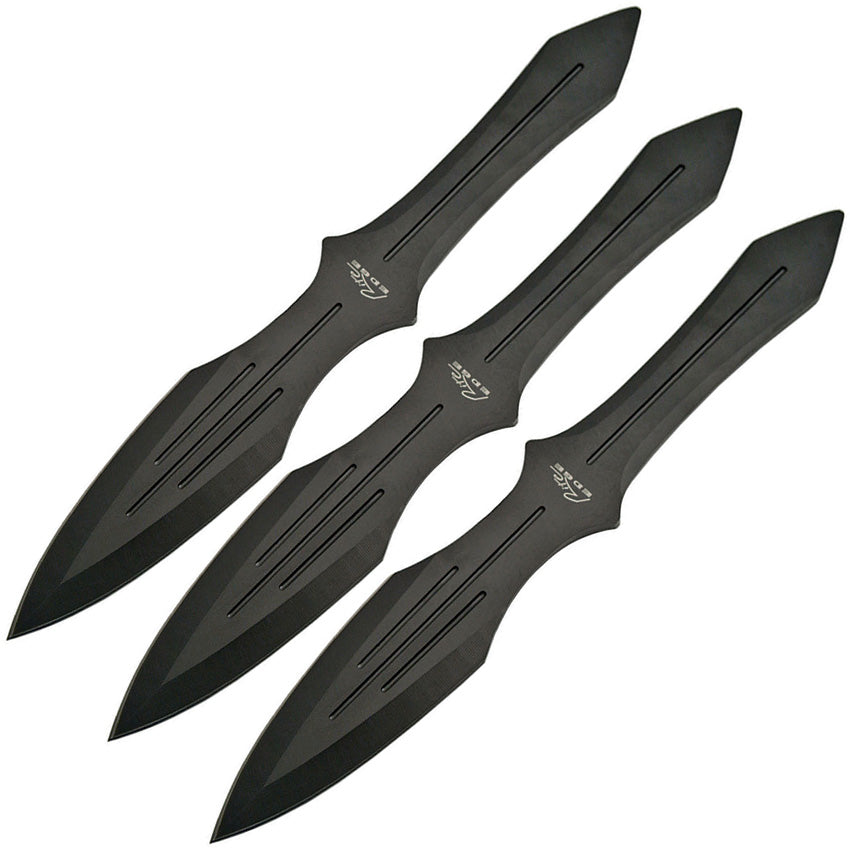 Three Piece Throwing Set Black 211230-BK