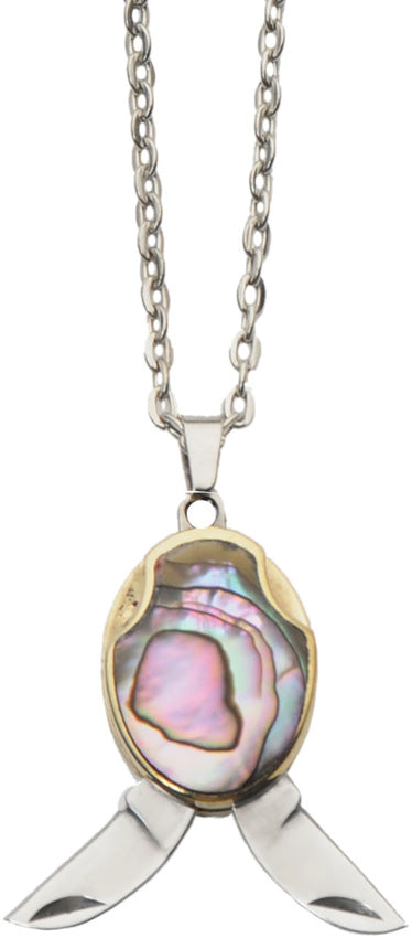 Abalone Shell Blade Necklace