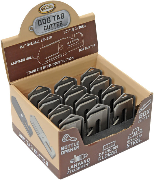 Dog Tag Cutter Folder 12Pc