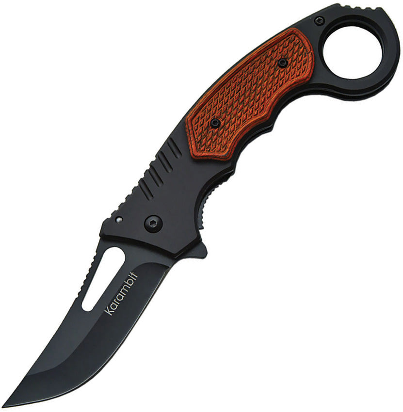 Karambit Style Linerlock A/O 300149-WD