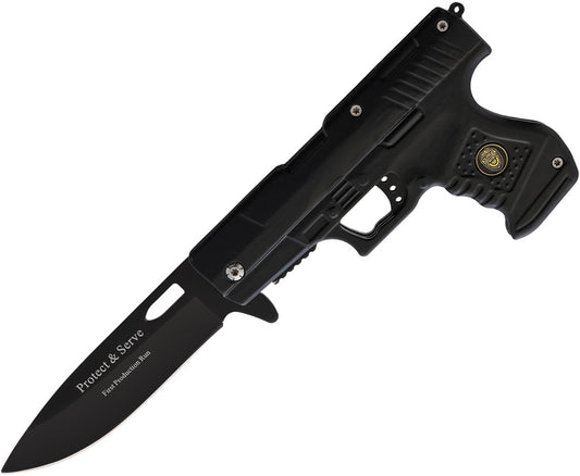 Gun Linerlock Police 300227-PO