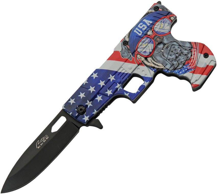 Gun Linerlock A/O Bulldog 300227-PV