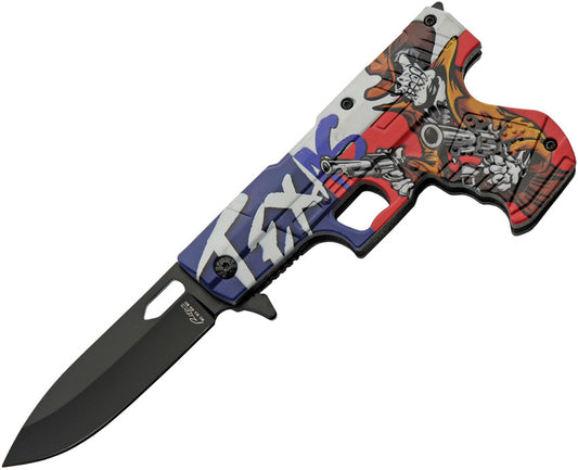 Gun Linerlock A/O Texas 300227-TE