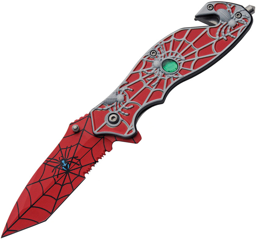 Spider Web Linerlock A/O Red 300568-RD