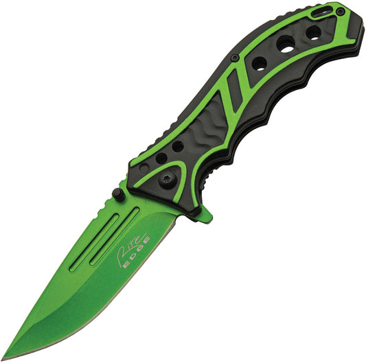 Caution Linerlock A/O Grn 300585-GN