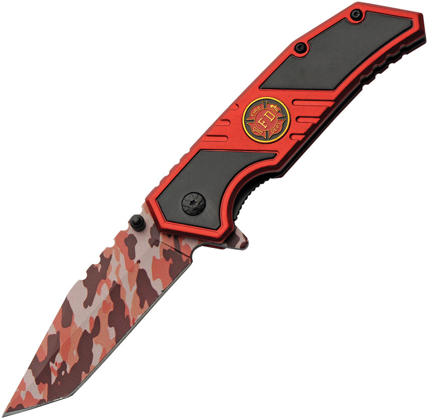 Fire Fighter Camo Linerlock 300598-FF