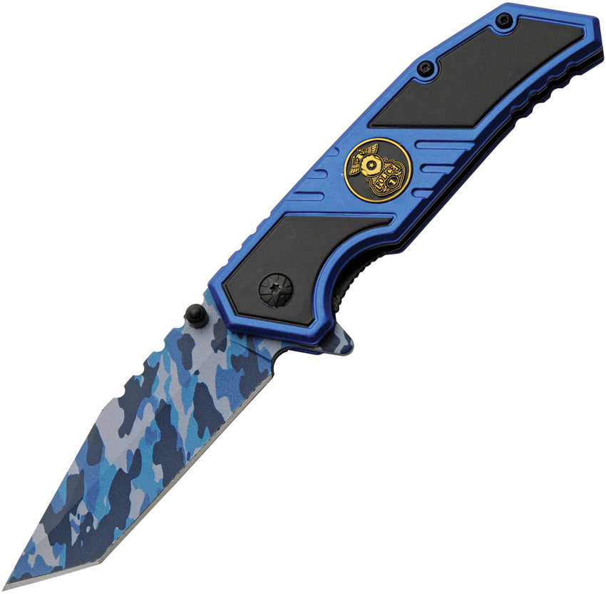Police Camo Linerlock 300598-PO