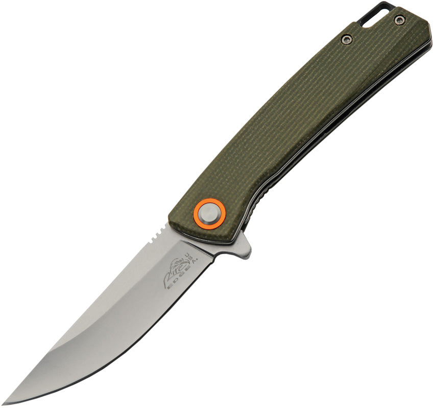 Linerlock Green Micarta