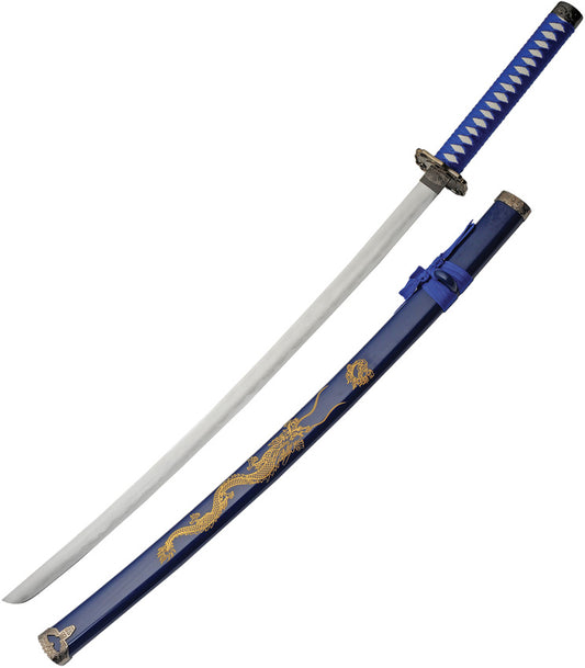 Gold Dragon Samurai Blue