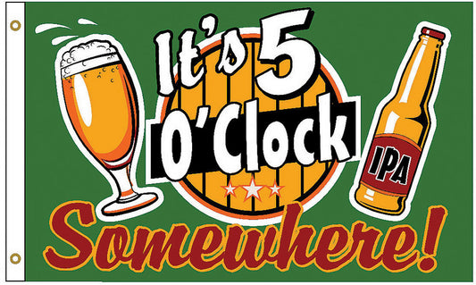 5 oClock Somewhere Flag SF5OCL
