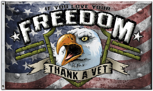 Thank A Vet Flag SFLTHV