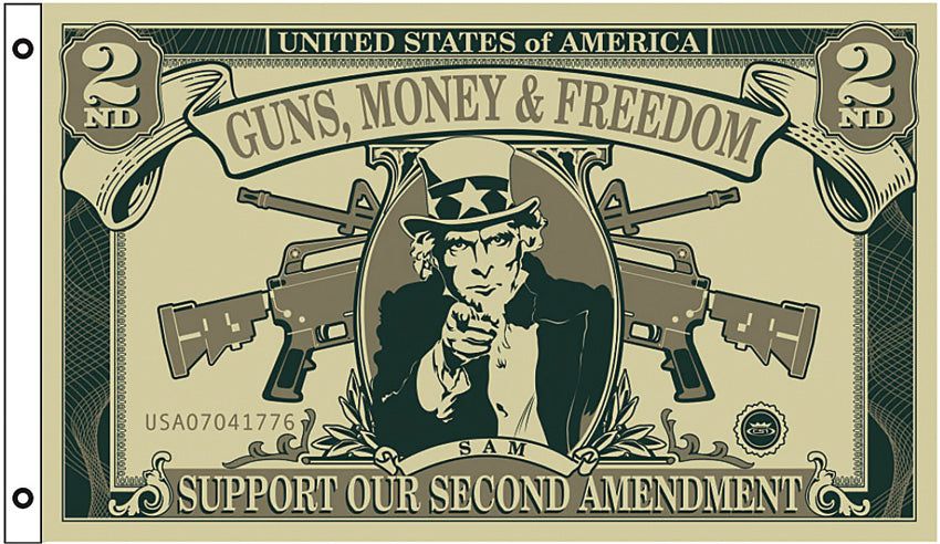 Guns Freedom Dollar Flag SGMFDF